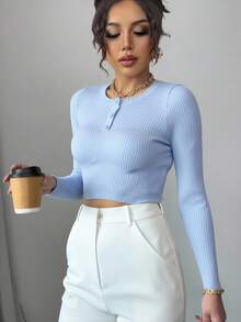 DUKEZA Women Tops - Baby Blue - View 3
