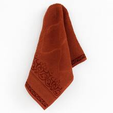 Bath Towel Set 4 Pcs 100% Cotton Thick Plush Super Soft Excellent Absorption Breeze Habitat - 赤陶色/玫瑰色 - 查看 5