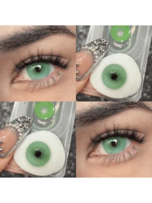 Lalens甜美粉色美瞳，半年抛型，适合深棕色眼睛；Lalens自然蓝色美瞳，半年抛型，适合浅棕色眼睛；Lalens灰色美瞳（6个月抛型），日抛型2片装，柔软材质，适合万圣节角色扮演 - 半年拋 - 查看 28