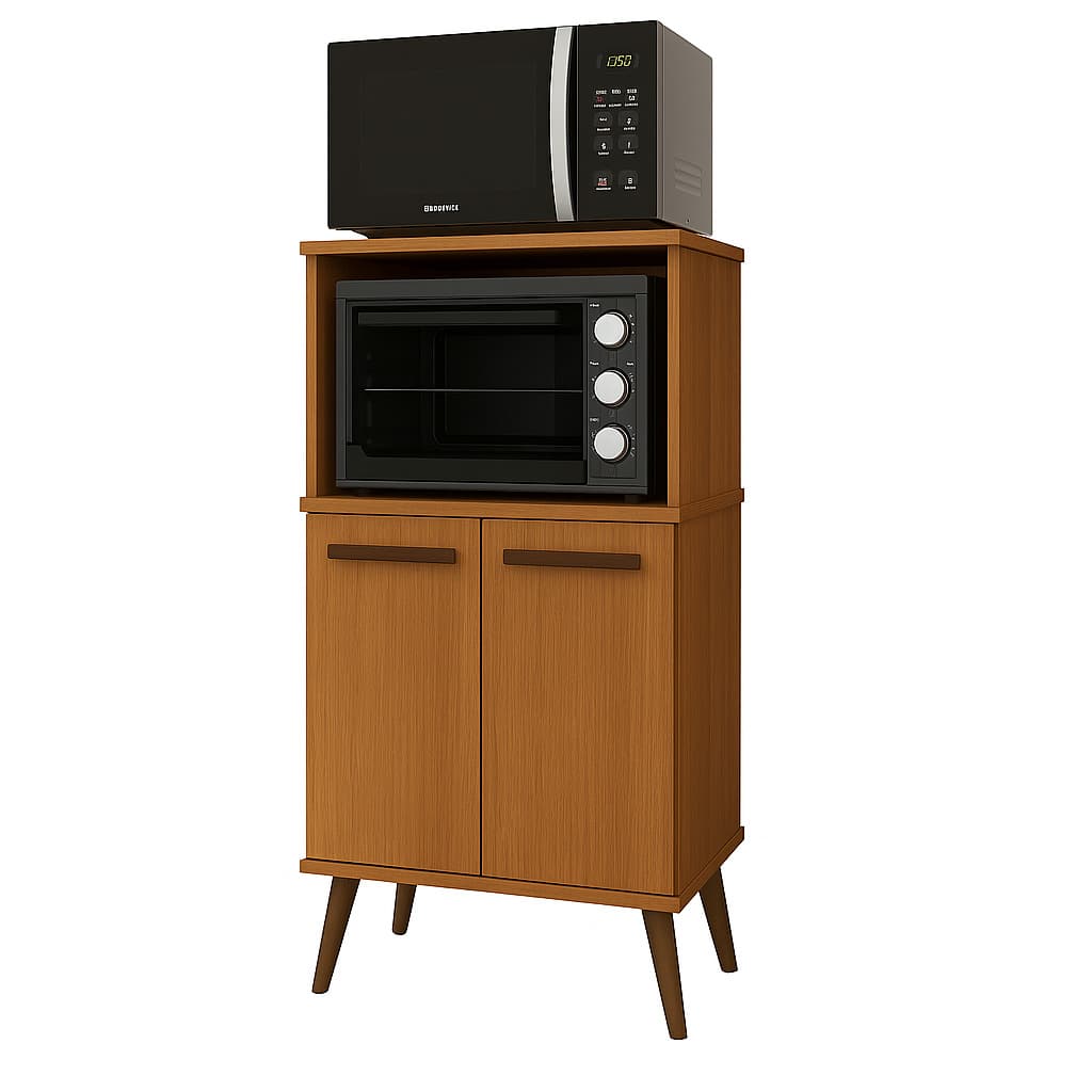 House Furniture Stores Lisbon Tower Kitchen Cabinet Organizer - 雪松 - 查看 1