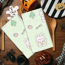 2/4 Stücke Set, Geschirrtücher, Heilende Cartoon Muster bedruckte super saugfähige Mikrofaser Handtücher, moderne Küchentücher zum Kochen und Backen, Geschirrtücher, Putzlappen, Handtücher, Teehandtücher, ultra weich und hochsaugfähig, Küchendekoration, Geschenke für Nachbarn, Mütter, Geburtstage, Einweihungsgeschenke für Freunde, Küchenutensilien, tägliche Notwendigkeiten
