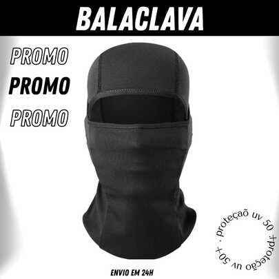 Máscara Balaclava Touca Toca UV+50 Proteção Solar Térmica Motoqueiro Motoboy