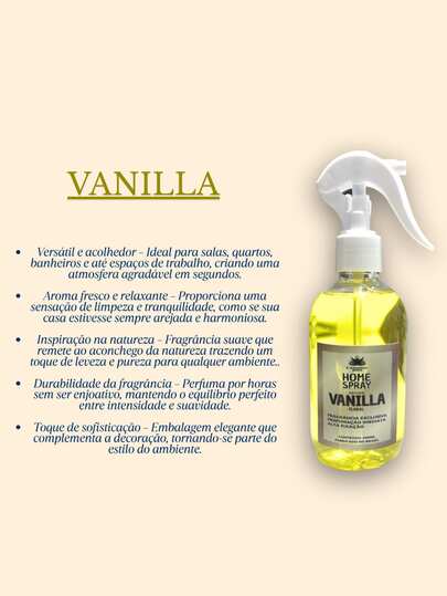 Home Spray Aromatizador 250ml – Cheirinho para Casa, Perfume de Ambientes e Fragrância Duradoura