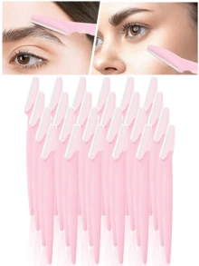 30/12/6/3/1 浅粉色眉毛修剪器套装，包含眉毛修剪器/剃刀、去茧器、身体脱毛修剪器和面部及眉毛剃刀，长柄刀片带精密防护罩，女士修容工具，适合日常使用或旅行，价格实惠，可作为圣诞礼物，美容工具，经济实惠，礼品，女士礼物，圣诞礼物 - 淺粉色 - 查看 8