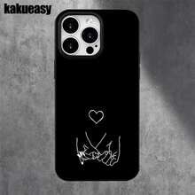 Un hilo blanco se entrelaza con cariño, estas fundas protectoras y fundas protectoras de imitación para teléfonos con agujeros grandes y estampados están diseñadas para las series 16 Pro, 16, 15 Pro, 14, 14 Plus, 14 Pro, 13, 13 Pro, 12 Pro y 11/11 Pro, son regalos para cumpleaños y celebraciones - Blanco - Ver 3