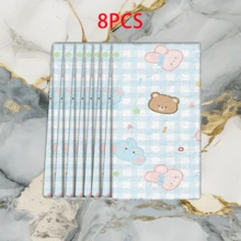 2/4 Stücke Set, Geschirrtücher, Heilende Cartoon Muster bedruckte super saugfähige Mikrofaser Handtücher, moderne Küchentücher zum Kochen und Backen, Geschirrtücher, Putzlappen, Handtücher, Teehandtücher, ultra weich und hochsaugfähig, Küchendekoration, Geschenke für Nachbarn, Mütter, Geburtstage, Einweihungsgeschenke für Freunde, Küchenutensilien, tägliche Notwendigkeiten