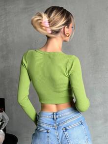 DUKEZA Women Tops - Green - View 2