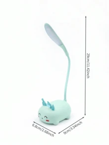 1 件圣诞节可爱小猫小兔子麋鹿 USB 充电护眼台灯，创意 LED 学习阅读灯，便携式折叠宿舍夜灯学生卧室台灯 - 彩色 - 查看 19