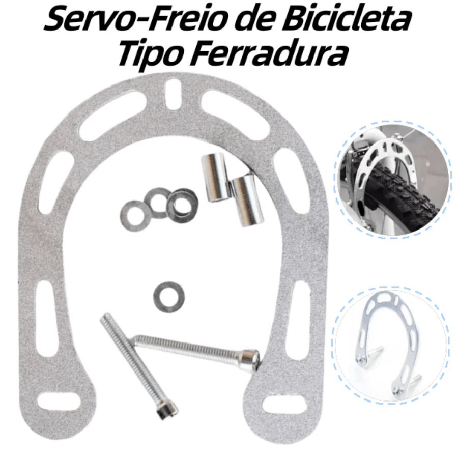 Freio Ferradura De Bicicleta Booster V-brake Alumínio Cores Mtb