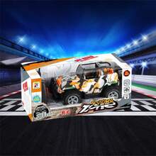 1/16 Scale 4-Way Remote Control Car Toy With LED Lights, Children's 4-Way Off-Road RC Car, Remote Control Racing Car - Multicolor - View 10