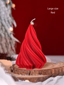 1 قطعة، شجرة عيد الميلاد شمعة العلاج بالروائح، شجرة عيد الميلاد الدوارة، شموع زخرفية، ديكور المنزل، جو الحفلة، زينة المنزل، هدايا عيد الميلاد، ديكور الغرفة، هدايا عيد الميلاد