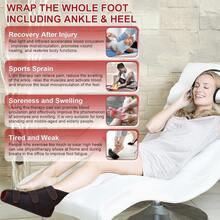Light Therapy For Feet, 660nm & 850nm LED Red Light Therapy Shoe Device With Pulse Mode, Timer & Temperature Setting For Foot Feet Toes Instep Pain Relief - Black - View 5
