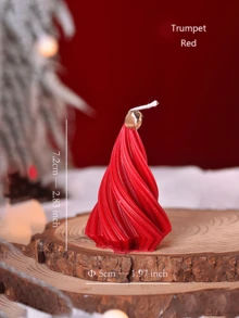 1 قطعة، شجرة عيد الميلاد شمعة العلاج بالروائح، شجرة عيد الميلاد الدوارة، شموع زخرفية، ديكور المنزل، جو الحفلة، زينة المنزل، هدايا عيد الميلاد، ديكور الغرفة، هدايا عيد الميلاد