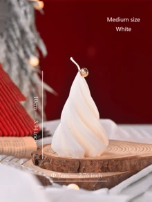 1 قطعة، شجرة عيد الميلاد شمعة العلاج بالروائح، شجرة عيد الميلاد الدوارة، شموع زخرفية، ديكور المنزل، جو الحفلة، زينة المنزل، هدايا عيد الميلاد، ديكور الغرفة، هدايا عيد الميلاد