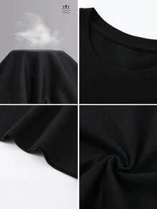 Men's DoubleSided Tee With Los Angeles Flame Graphic, Cool Casual Style TShirt For Daily Wear , Fashionable Printed Top