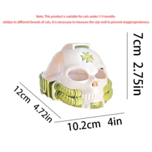 Owl Helmet Mask, Stylish Pet Costume For Halloween, Suitable For Various Sizes Of Cats, Cat Mask, Funny Prop, For Halloween, Thanksgiving - Animal Themed, Cosplay Mask, Halloween Headpiece