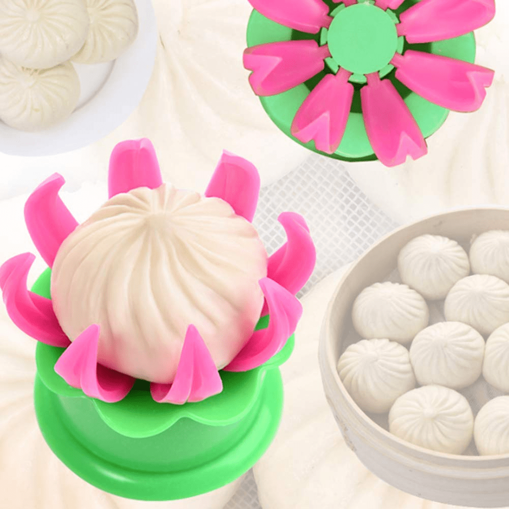 1 pieza Molde para hacer baozi, molde para hacer dumplings y bollos al vapor, herramienta de cocina para hacer bollos rellenos al vapor
