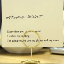 20 个金孔雀座位卡夹 - 金属婚礼、生日和办公室餐桌收纳架桌号架、酒店婚礼相框、生日派对卡片夹、桌面装饰、珠宝、餐桌中心装饰、婚礼派对备忘录夹、相片夹、名片夹、菜单架、桌号架、名片夹、办公桌配件、办公室，非常适合婚礼、生日、周年纪念日、圣诞节、新年、派对和活动 - 彩色 - 查看 7