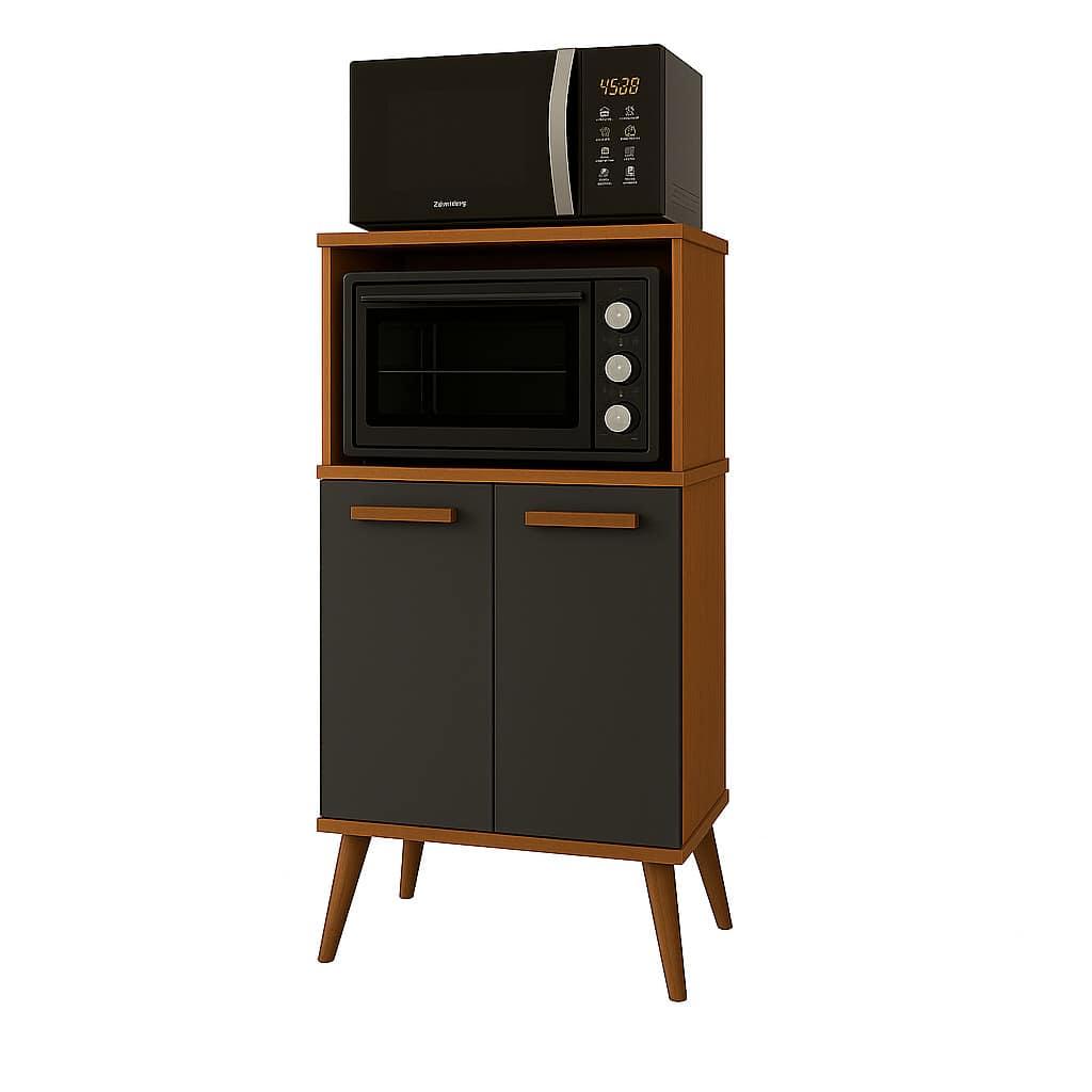 House Furniture Stores Lisbon Tower Kitchen Cabinet Organizer - Grey - View 1
