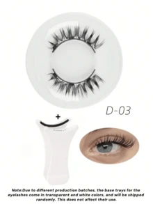 Kit de pestañas postizas magnéticas con pinzas aplicadoras profesionales, pestañas postizas reutilizables sin pegamento, pestañas manga naturales largas y esponjosas de pelo sintético suave, herramienta de maquillaje de ojos ligera para belleza, viajes y fiestas