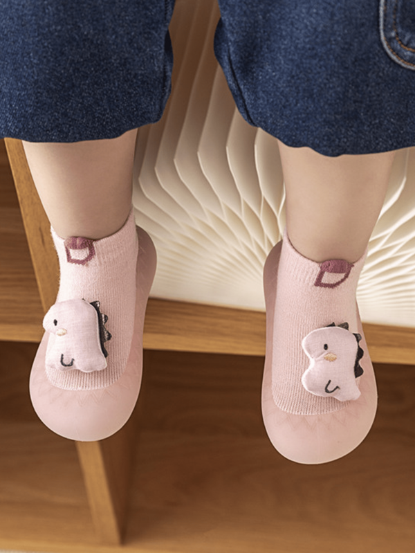 1 Pair Cartoon Baby Anti-Slip Indoor Socks, Suitable For Daily Wear