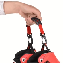 Sangle de transport multifonctionnelle pour bottes de ski et patins à glace - support réglable pour chaussures de snowboard, support de transport avec sangle robuste pour un transport et un rangement mains libres - Multicolore - Voir 4