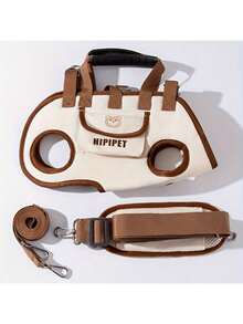 A Cute And Versatile Dog Leash Harness - Portable, Breathable, And Slip-Resistant Pet Harness, Equipped With Adjustable Shoulder Straps, Suitable For Cats And Dogs, Cross-Body Or Shoulder-Borne, Pet Supplies | Fashionable Dog Gear