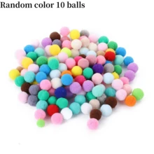 20个装柔软静音毛绒球发射器，自动宠物玩具，耐用耐咬毛绒球发射器，猫玩具，狗配件 - 彩色 - 查看 13