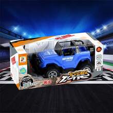 1/16 Scale 4-Way Remote Control Car Toy With LED Lights, Children's 4-Way Off-Road RC Car, Remote Control Racing Car - Multicolor - View 8