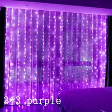 USB Powered Warm Light String - 8 Lighting Modes Curtain Lights, Dimmable, 3 Meters X 3 Meters 300 LED, Suitable For Outdoor, Wedding, Party, Bedroom Decor - Easy Installation, Button Control, Indoor Fairy Lights