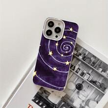 Fundas protectoras con orificios grandes y diseño giratorio morado, compatibles con phone X, XS, XS Max, 11, 12, 13, 14, 15, 16 y más. Fundas y carcasas protectoras con estampado de girasoles y orificios grandes para phone 16 Pro Max, 16, 15 Pro, 14, 14 Plus/14 Pro Max, 13, 13 Pro, 12 Pro y 11/11 Pro. Regalos para cumpleaños y celebraciones. - Blanco - Ver 1