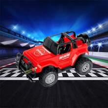 1/16 Scale 4-Way Remote Control Car Toy With LED Lights, Children's 4-Way Off-Road RC Car, Remote Control Racing Car - Multicolor - View 11