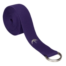 1 Correa de Estiramiento de Ajuste Yoga Pilates Gimnasia Ballet con Hebillas Correa de Yoga de Algodón 2m Cinta de Estiramiento Ajustable para Pilates, Gimnasia, Ejercicio en Casa y Rehabilitación (1 Pieza) - Morado - Ver 5