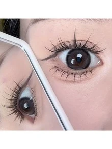 36 pezzi di ciglie finte con attacco pre-incollato, a forma di occhio di gatto, effetto soffice e wispy, naturali e morbide, senza colla, lunghezza 10-12mm, riutilizzabili, cluster di ciglie individuali, regalo per donne e ragazze, adatte per uso quotidiano