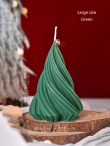 1 قطعة، شجرة عيد الميلاد شمعة العلاج بالروائح، شجرة عيد الميلاد الدوارة، شموع زخرفية، ديكور المنزل، جو الحفلة، زينة المنزل، هدايا عيد الميلاد، ديكور الغرفة، هدايا عيد الميلاد