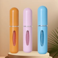 5ml, Botella recargable, Botella con atomizador, Botella con atomizador recargable, Botella de recarga de perfume, Tamaño pequeño, Portátil, Suministros personales recargables para exteriores, Útiles escolares, Recarga de cosméticos, Adecuado para: Camping al aire libre, Viajes, Senderismo, Recarga de perfume, Maquillaje, Botella de agua, Útiles escolares - Multicolor - Ver 11