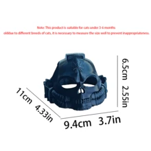 Owl Helmet Mask, Stylish Pet Costume For Halloween, Suitable For Various Sizes Of Cats, Cat Mask, Funny Prop, For Halloween, Thanksgiving - Animal Themed, Cosplay Mask, Halloween Headpiece