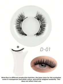 Kit de pestañas postizas magnéticas con pinzas aplicadoras profesionales, pestañas postizas reutilizables sin pegamento, pestañas manga naturales largas y esponjosas de pelo sintético suave, herramienta de maquillaje de ojos ligera para belleza, viajes y fiestas