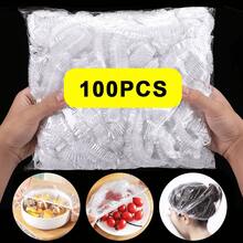 100PCS DisposableMultifunctional  Cling Film: 100PCS, Sealing Leftovers, Fruits And Vegetables, Suitable For Barbecue, Home Kitchen - White - View 2