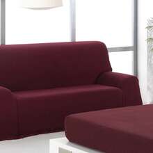 Kynley Multipurpose Bedspread For Bed And Sofa, Bedspread Sofa Blankets Soft And Comfortable, Practical And Soft, Polyester Cotton, Herringbone Pattern ✅ Delivery In 48-72 Hours - Burgundy - View 2