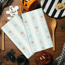 2/4 Stücke Set, Geschirrtücher, Heilende Cartoon Muster bedruckte super saugfähige Mikrofaser Handtücher, moderne Küchentücher zum Kochen und Backen, Geschirrtücher, Putzlappen, Handtücher, Teehandtücher, ultra weich und hochsaugfähig, Küchendekoration, Geschenke für Nachbarn, Mütter, Geburtstage, Einweihungsgeschenke für Freunde, Küchenutensilien, tägliche Notwendigkeiten