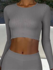 DUKEZA Women Tops - Grey - View 3