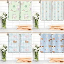 2/4 Stücke Set, Geschirrtücher, Heilende Cartoon Muster bedruckte super saugfähige Mikrofaser Handtücher, moderne Küchentücher zum Kochen und Backen, Geschirrtücher, Putzlappen, Handtücher, Teehandtücher, ultra weich und hochsaugfähig, Küchendekoration, Geschenke für Nachbarn, Mütter, Geburtstage, Einweihungsgeschenke für Freunde, Küchenutensilien, tägliche Notwendigkeiten