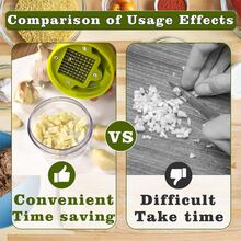 3pcs/Set Garlic Pressing Machine In Stainless Steel, A Garlic Crusher With Peeling Device And Cleaning Brush / Slicer, Mini Garlic Chopper, Kitchen Utility Tool - Multicolor - View 2