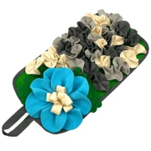 Interactive Flower Feeding Mat, Cute Animal Foraging Plush Doll, Soft Vocalization Hide Food Bowl, Scent Stimulation, Slow Feeder Pet Doll - 彩色 - 查看 22