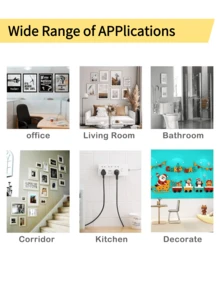 12/24/36Pairs(24/48/72 Pcs) Small Picture Hanging Strips Heavy Duty, Removable Hook And Loop Tape, No Damage Picture Frame Hangers, Adhesive Strips For Hanging And Wall Decor Without Nails.House Decor Bathroom Accessories House Decor Strips Wall Stickers Self Adhesive Wallpaper Photo Frame For Wall Picture Hanging Hook And Loop Strips Picture Hanging Strips Hook And Loop Dots Hook And Loop