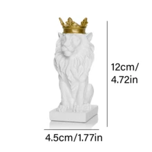 1件创意黑白金雕像雕塑，北欧风格家居装饰，适用于书房、收藏，是送给男士的最佳礼物，适合摆放在展示柜、吧台柜、婚礼派对工艺品、万圣节房间装饰、办公桌摆件、圣诞节装饰、客厅装饰、婚礼装饰等场合。