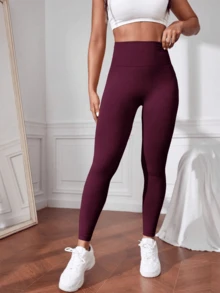 Women Leggings - Clay Red - View 6