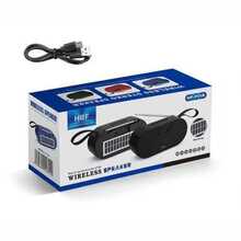 bocina radio portátil AM/FM/SW: con carga solar,con Altavoz y Conector para Auriculares, Ideal para Interiores, Exteriores y Emergencias USB/TF/FM/BT/TWS multifunción recargable exteriores camping música viajes energía alternativa batería larga duración sonido potente - Negro - Ver 7