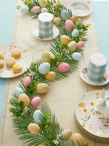 KINGFORAN Decoration Christmas 2025 - 10Pcs Artificial Palm Leaves, Thanksgiving Decorations, Diwali Decor, Diwali Decoration Home, Christmas Decorations, Christmas Decorations Home, Diwali Festival Decoration, Christmas Gifts, Advent Decor, Room Decor Home Decor